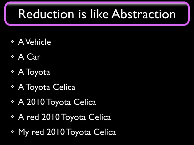 4. Reduction